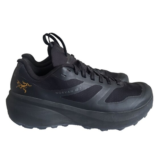 Women's Arc'teryx Norvan LD 3 GTX - SIZE 5.5 Black Gore-Tex Trail Shoes - Picture 2 of 11